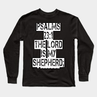 Psalms 23:1 Long Sleeve T-Shirt